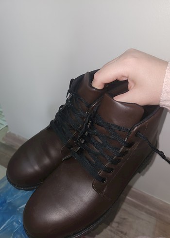 Kahverengi Deri Erkek Botları - Görsel 3