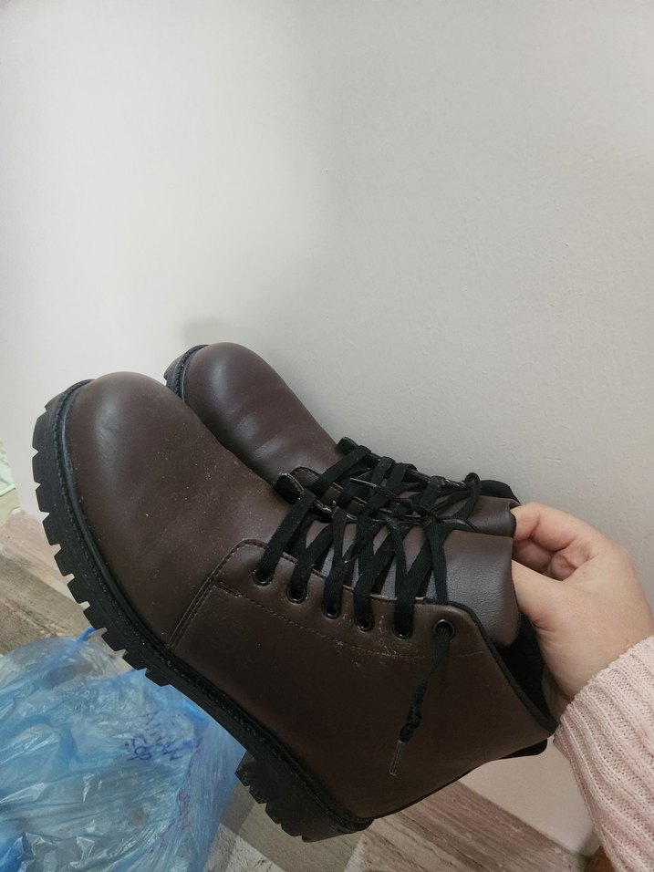 Kahverengi Deri Erkek Botları - Görsel 2