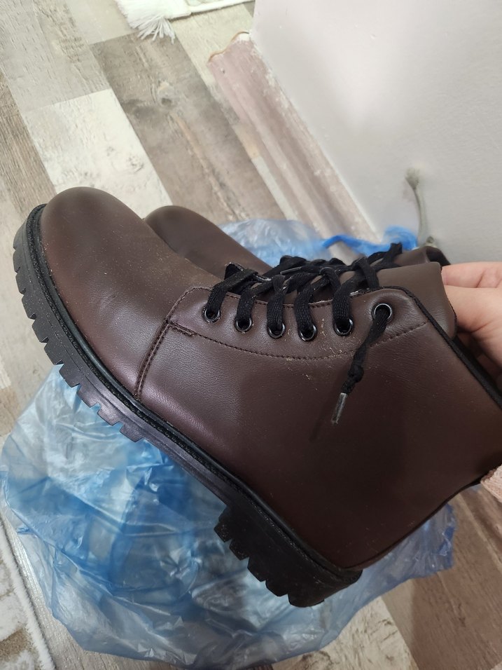 Kahverengi Deri Erkek Botları - Görsel 4