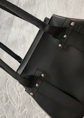 Guess Siyah Deri Kadın Çantası - Görsel 3