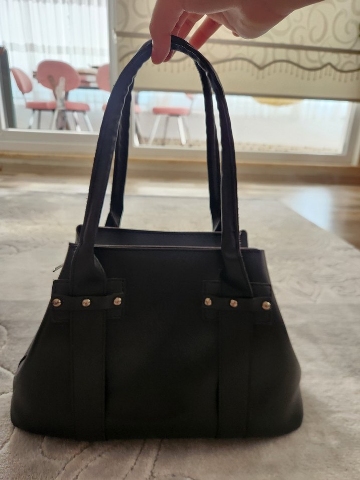 Guess Siyah Deri Kadın Çantası - Görsel 4