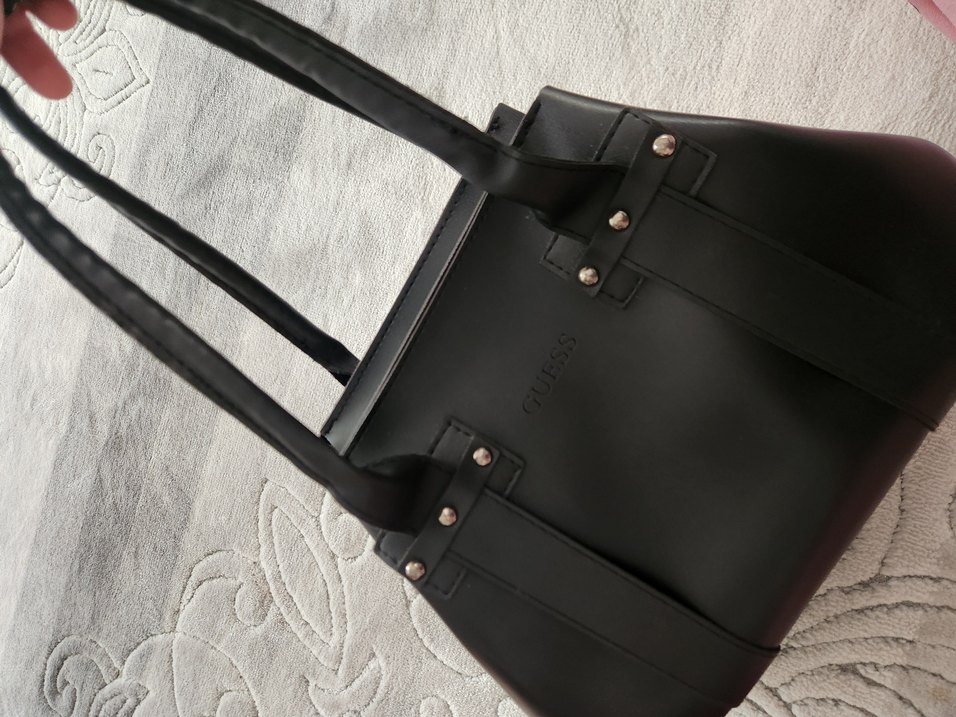 Guess Siyah Deri Kadın Çantası - Görsel 3