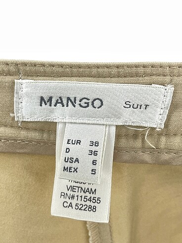38 Beden ten rengi Renk Mango Düz Kesim %70 İndirimli.