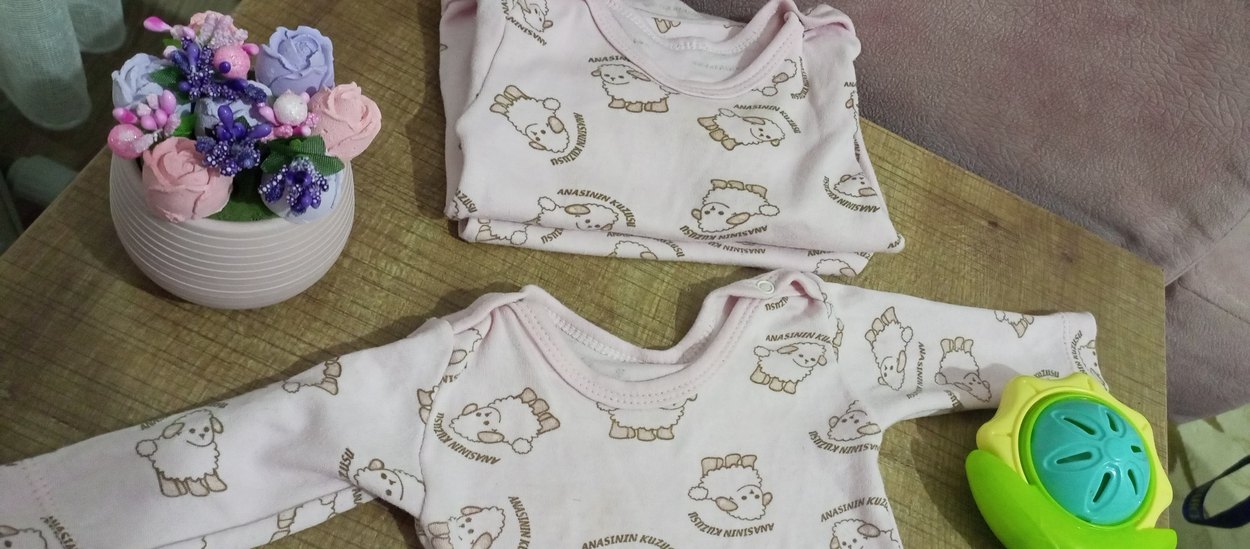 toplu Kız Bebek body - Görsel 4