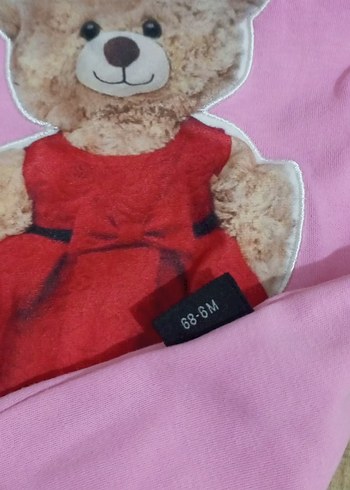 Renkli Kalp Desenli Beyaz Bebek Tulumu - Görsel 3