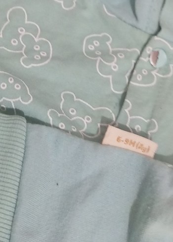 Sarı Nakışlı Düğmeli Kız Hırka - Görsel 6