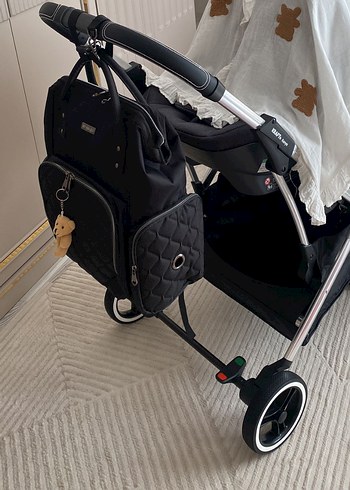 Siyah Baskılı Bebek Çantası - Görsel 2