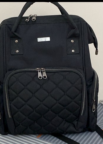 Siyah Baskılı Bebek Çantası - Görsel 3