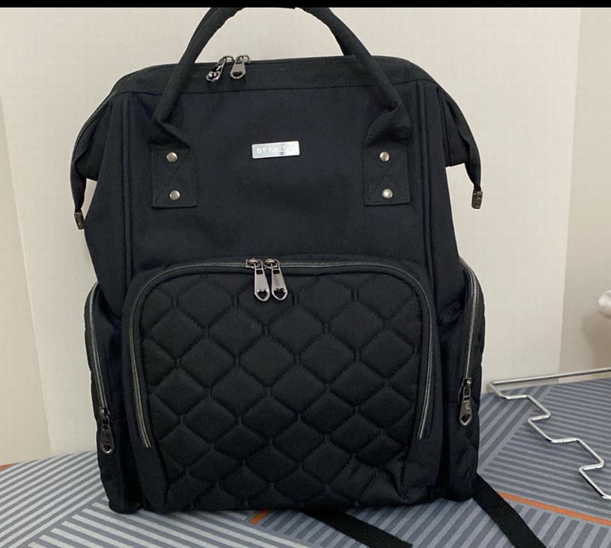 Siyah Baskılı Bebek Çantası - Görsel 3