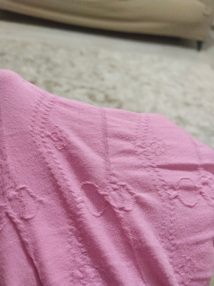 LCW ECO Kız Çocuk Pembe Desenli Külotlu Çorap - Görsel 3