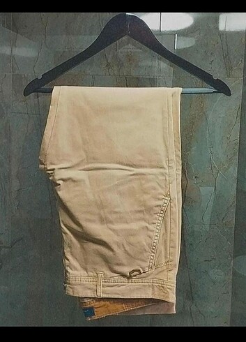42 Beden Orjinal Zara Erkek Bej Renk Pantolon