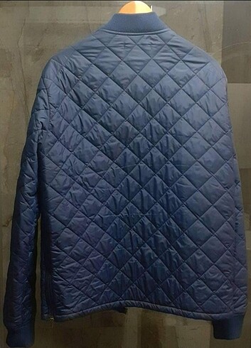 xl Beden lacivert Renk Pull And Bear Erkek Boomber Ceket