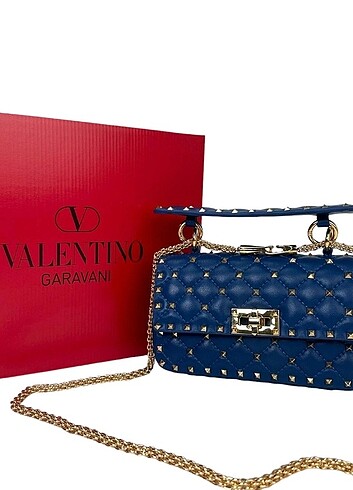 Diğer Valentino Garavani Rockstud Spike Bag Small