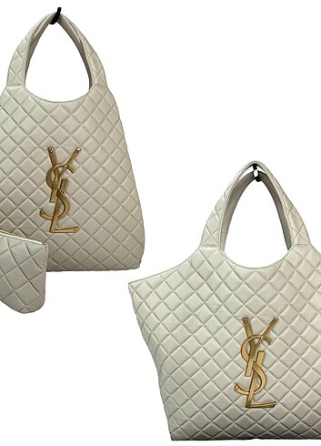 YSL Icare Maxi Shopping Bag. Hakiki deri