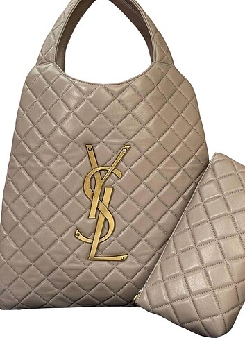 Beden camel Renk YSL Icare Maxi Shopping Bag. Hakiki deri