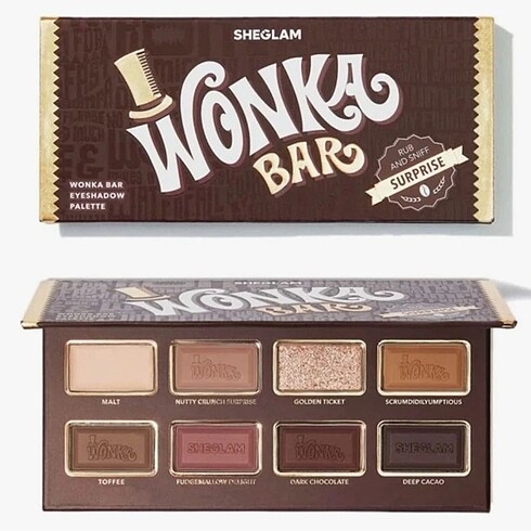 Beden Renk Sheglam Tiktok Willy Wonka Far Paleti