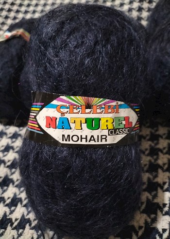 Beden lacivert Mohair El İşi İpliği