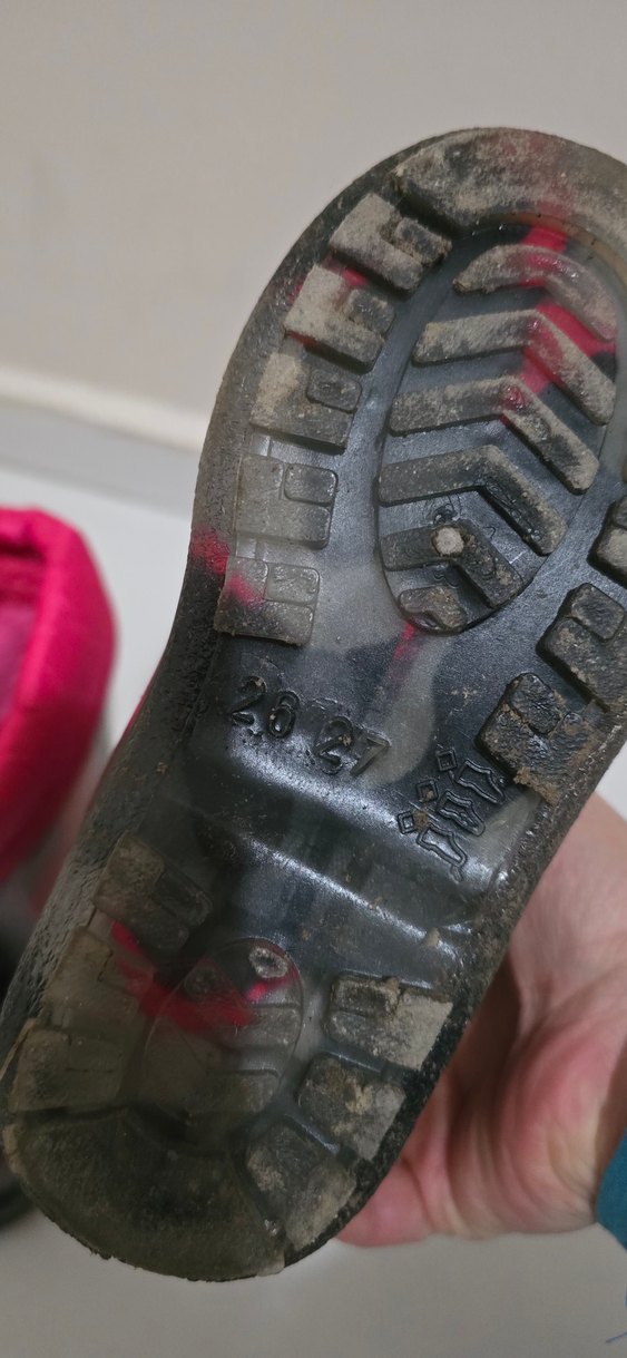 Kız Çocuk Pembe Kamuflaj Lastik Botlar - Görsel 4