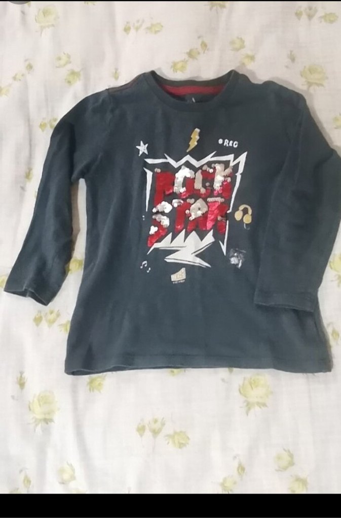 Gri Erkek Çocuk Uzun Kollu Sweatshirt - Görsel 4