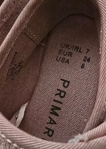 Pembe Süet Tokalı Kız Babet Ayakkabı - Görsel 6