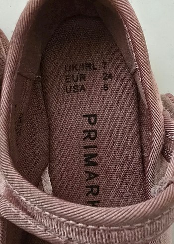 Pembe Süet Tokalı Kız Babet Ayakkabı - Görsel 5