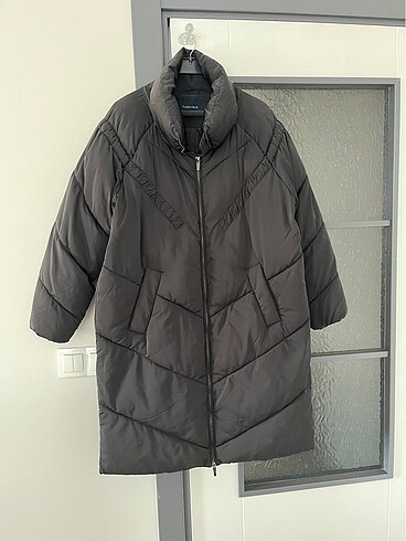 Oversize Siyah Kadın Mont