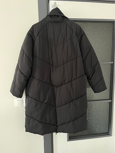 Fabrika Oversize Siyah Kadın Mont