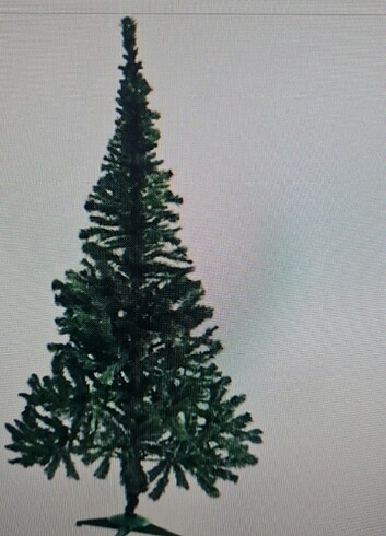 Beden 110 cm Noel ağacı ve süsleri paketli