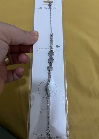 Kadın çelik kolye ve bileklik - Görsel 3