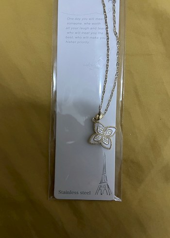 Kadın çelik kolye ve bileklik - Görsel 4