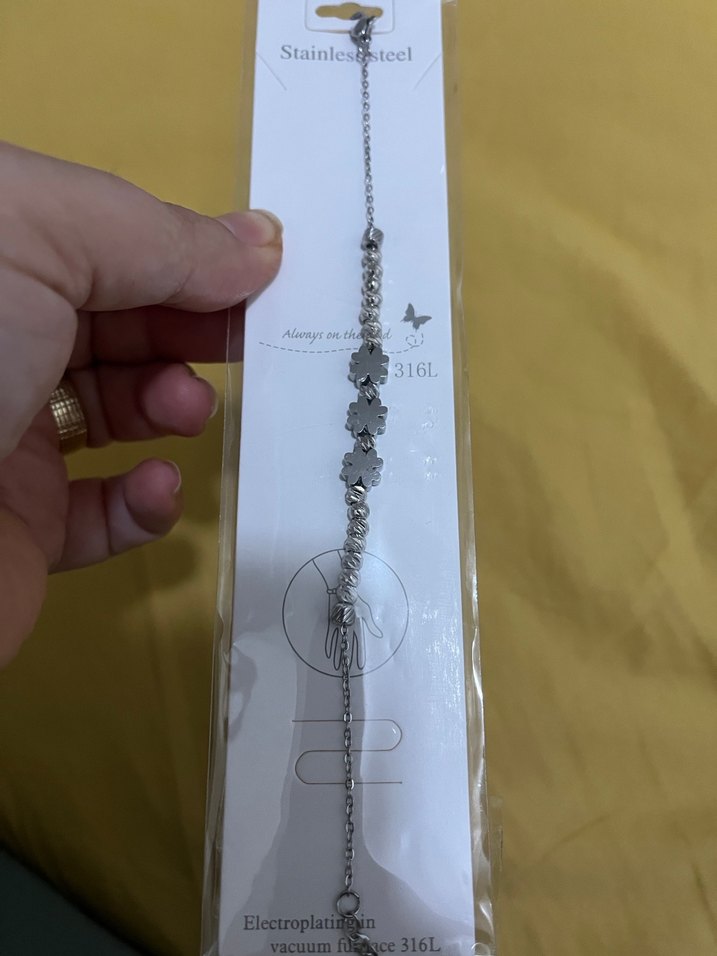 Kadın çelik kolye ve bileklik - Görsel 3