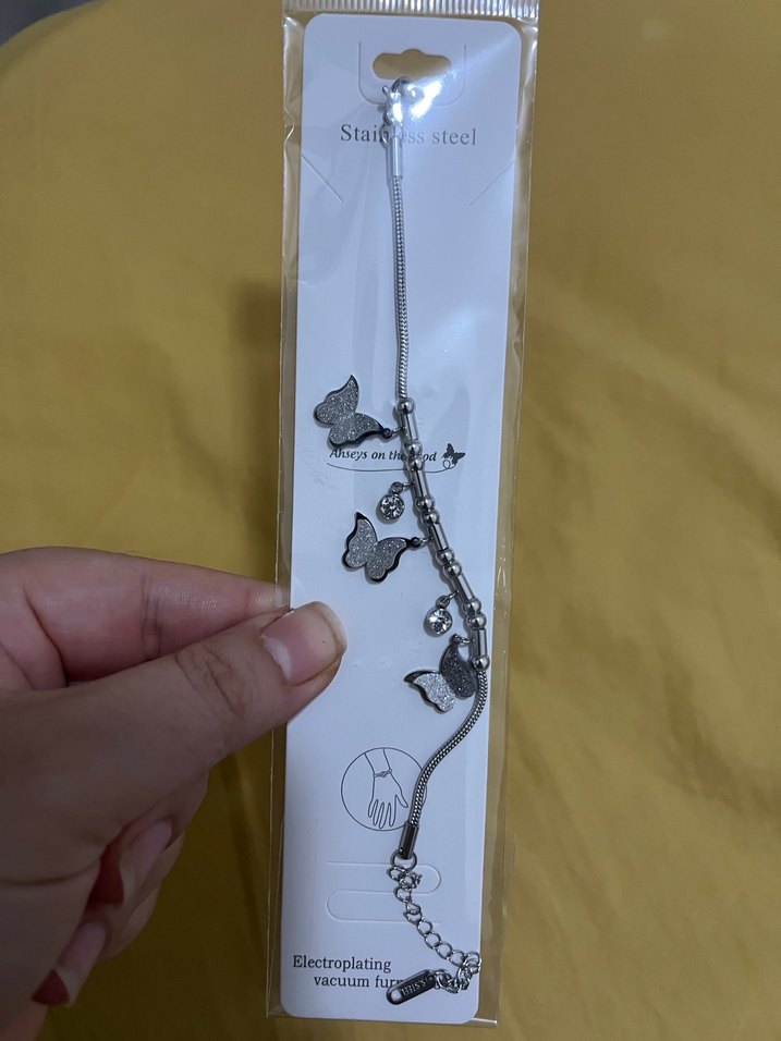 Kadın çelik kolye ve bileklik - Görsel 2