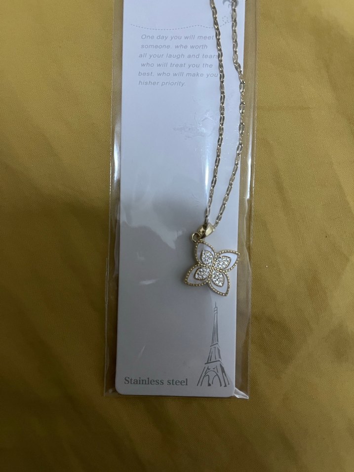 Kadın çelik kolye ve bileklik - Görsel 4