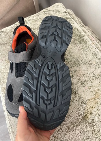 Diger Gri Erkek Spor Sandaletler Velcro - Görsel 3