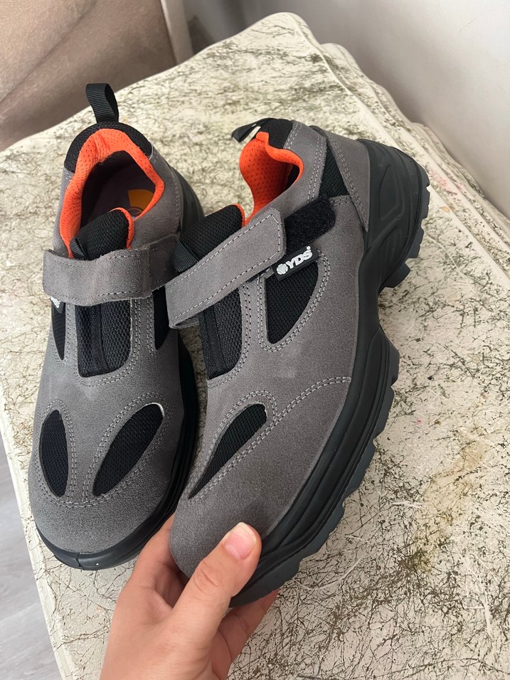 Diger Gri Erkek Spor Sandaletler Velcro - Görsel 2