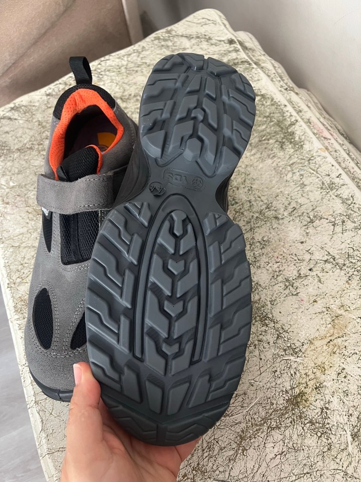 Diger Gri Erkek Spor Sandaletler Velcro - Görsel 3