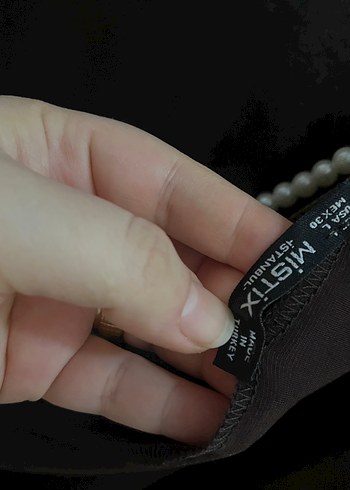 Siyah Drapeli sırt dekolteli - Görsel 3