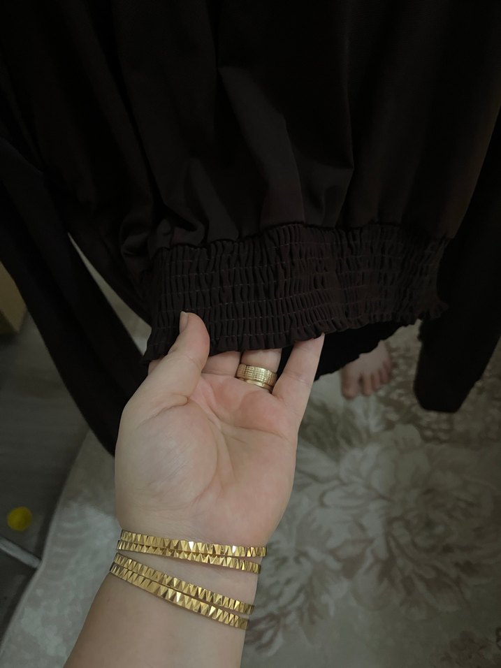 Siyah Drapeli sırt dekolteli - Görsel 5