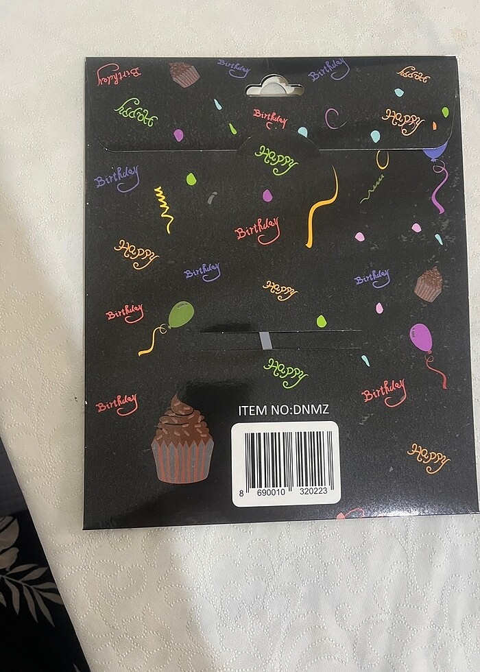 Yarım yaş parti pasta süsü - Görsel 2