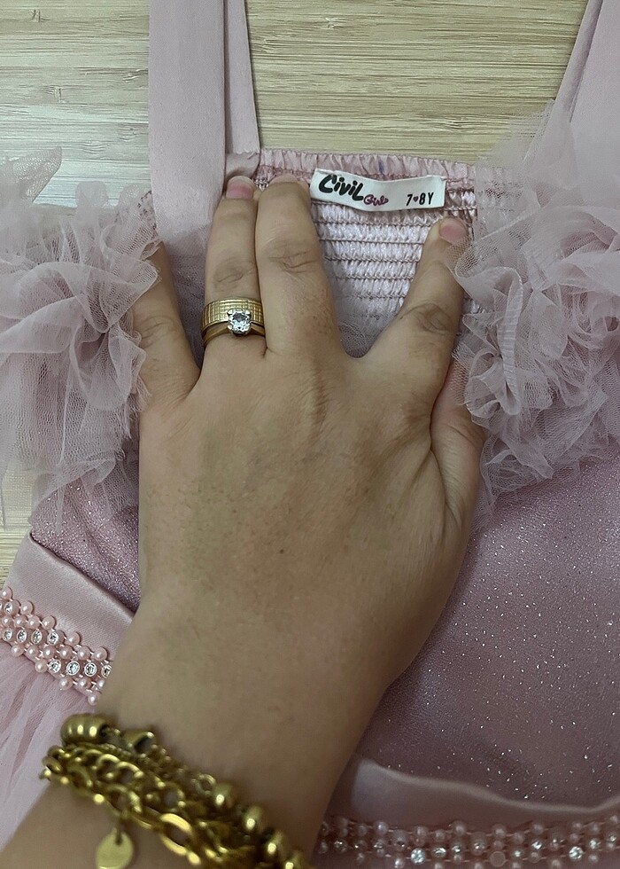 Kız çocuk abiye elbise - Görsel 4