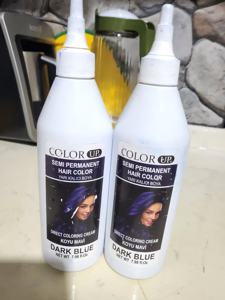 Color Up Yarı Kalıcı Koyu Mavi Saç Boyası kaliteli - Görsel 4