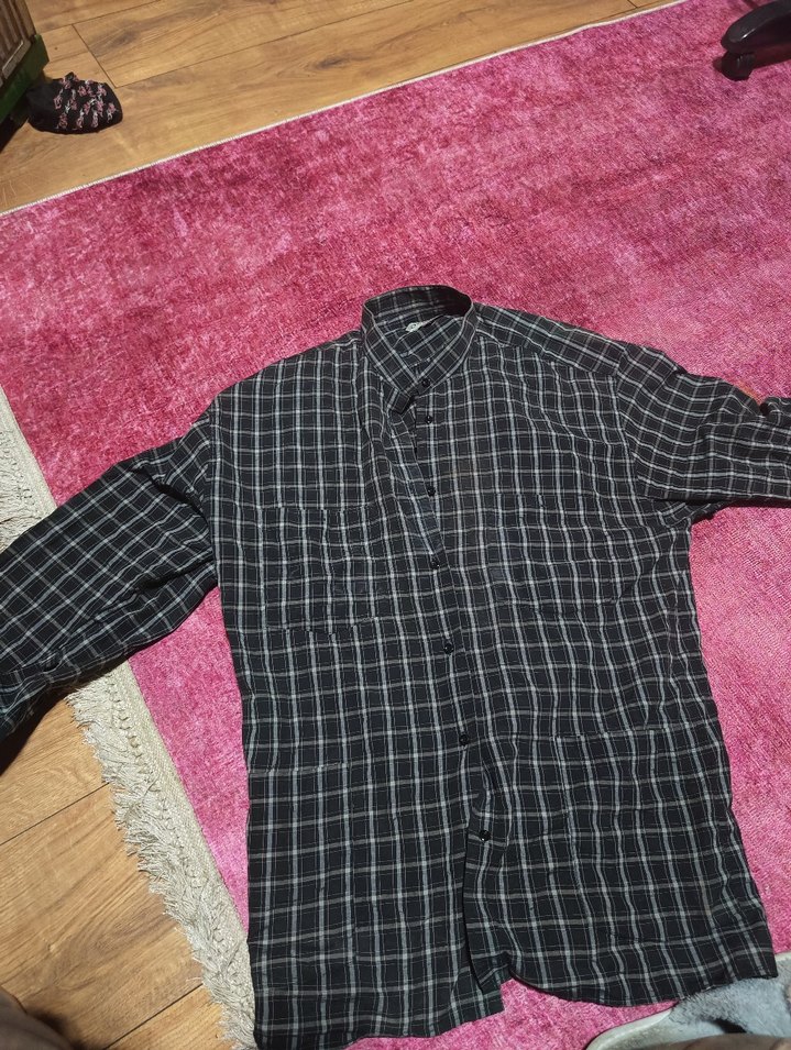 x large gömlek bol döküm güzel - Görsel 2