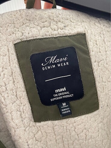 m Beden haki Renk Mavi mont