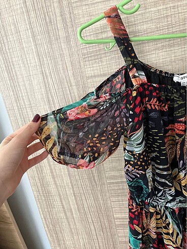 34 Beden çeşitli Renk Koton elbise