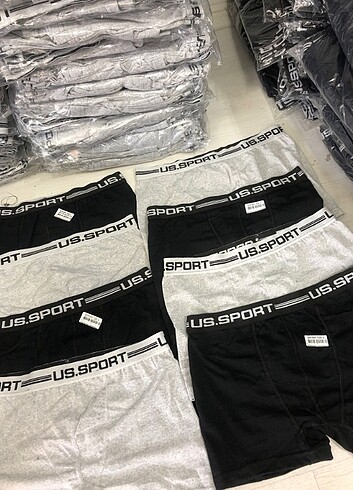 4 adet erkek boxer S-M-L-XL-XXL