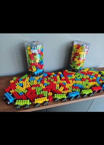 Lego tren araba 240 parca 2 kutu