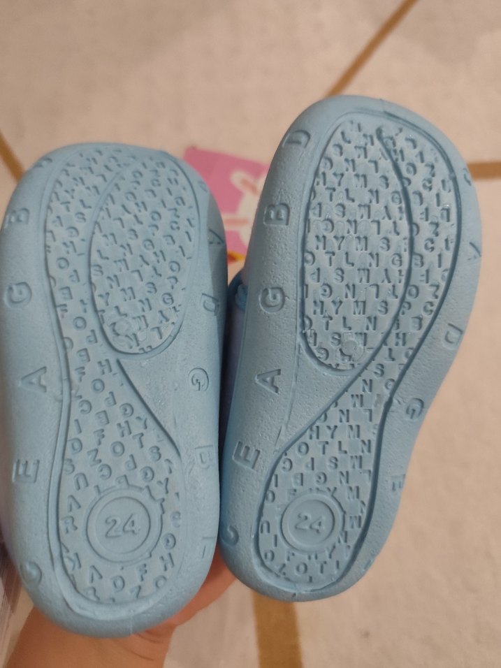 Mavi Nakışlı Erkek Bebek İlk Adım Ayakkabısı - Görsel 3