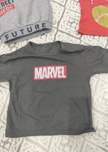 Marvel Baskılı Gri Erkek Sweatshirt - Görsel 3