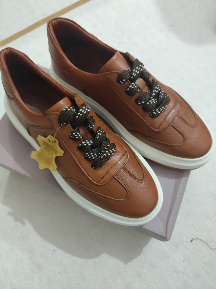 Kahverengi erkek ayakkabı - Görsel 5