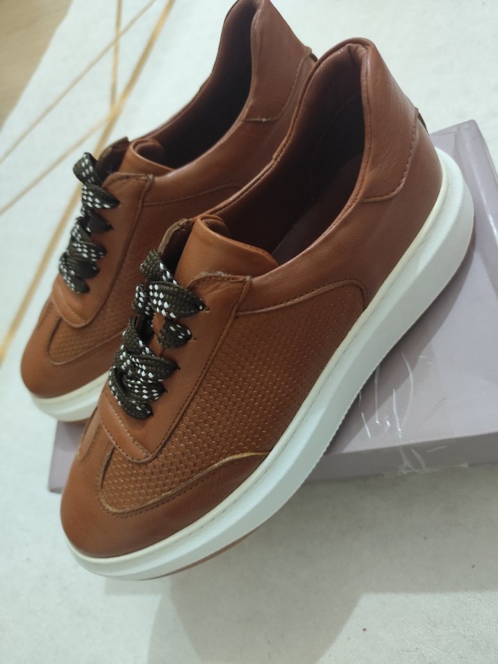 Kahverengi erkek ayakkabı - Görsel 2